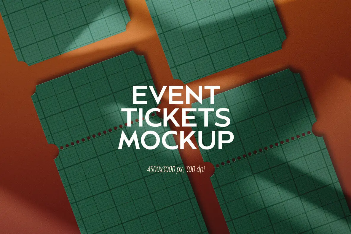 Event Tickets Mockup