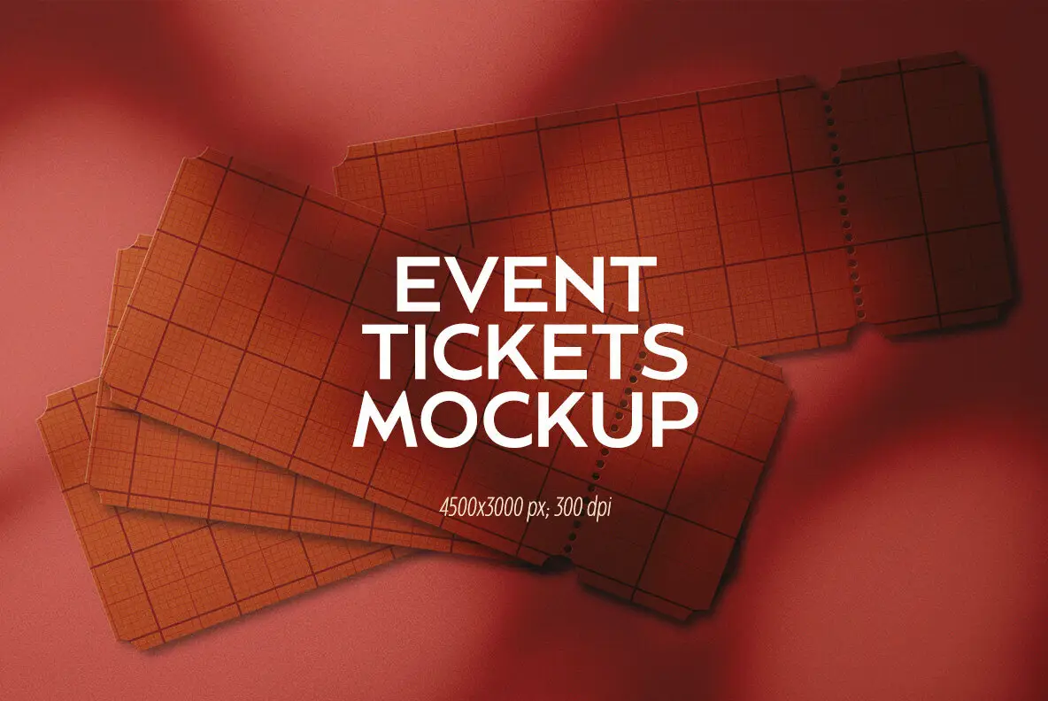 Event Tickets Mockup