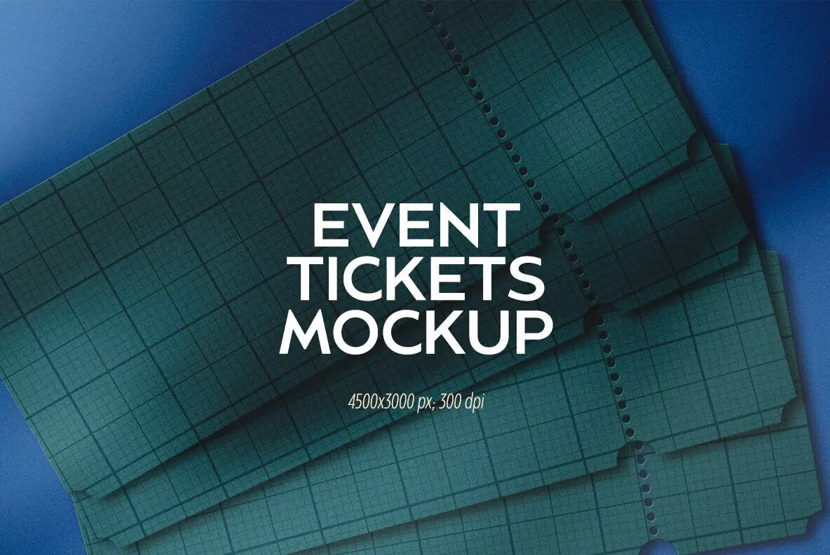 Event Tickets Mockup