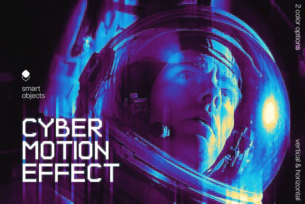 Cyber Motion Photo Effect
