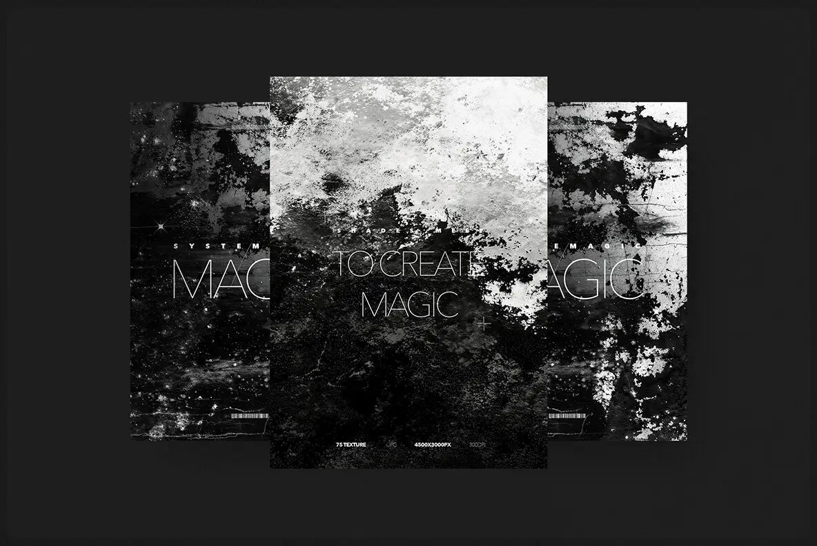 Grunge Black and White Textures Graphics - YouWorkForThem
