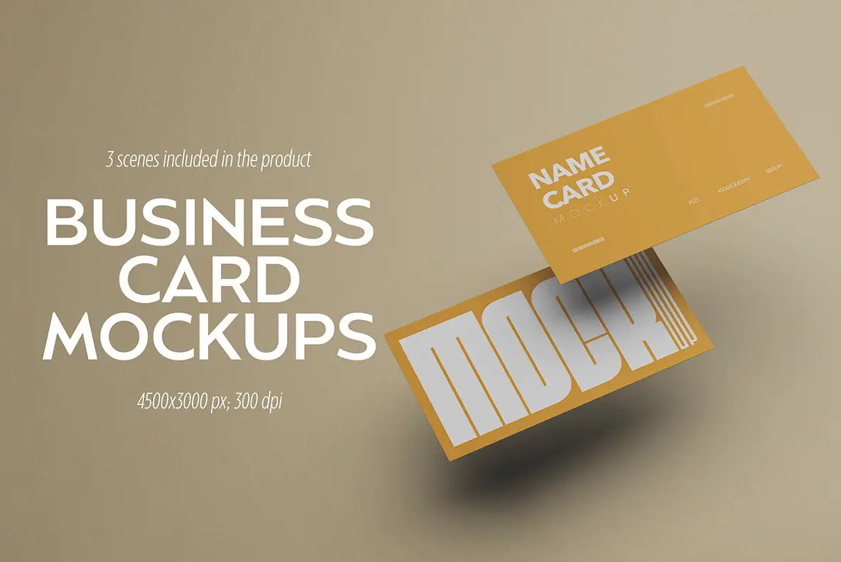 Business Card Mockups