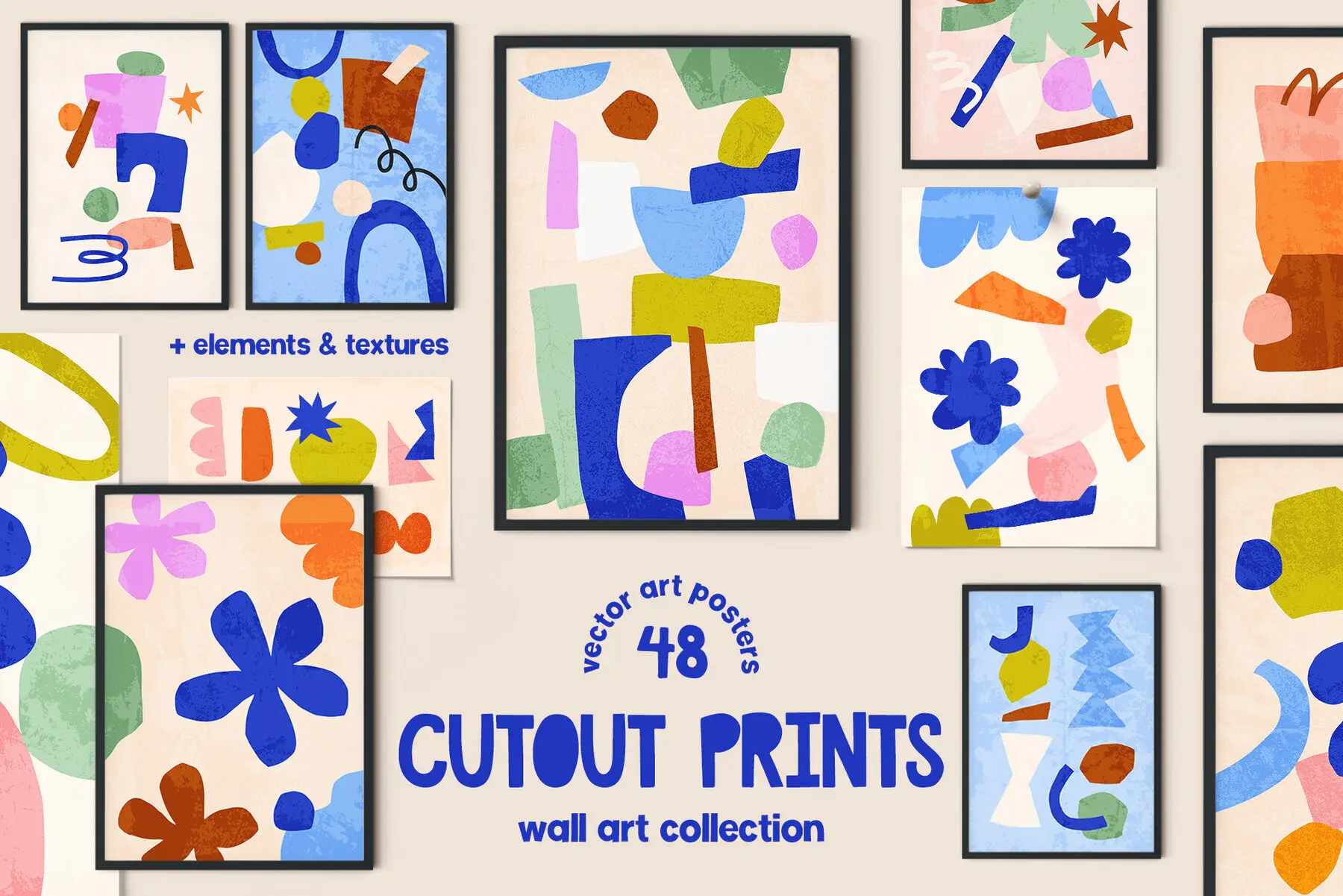 Cutout Prints Vector Poster Creator