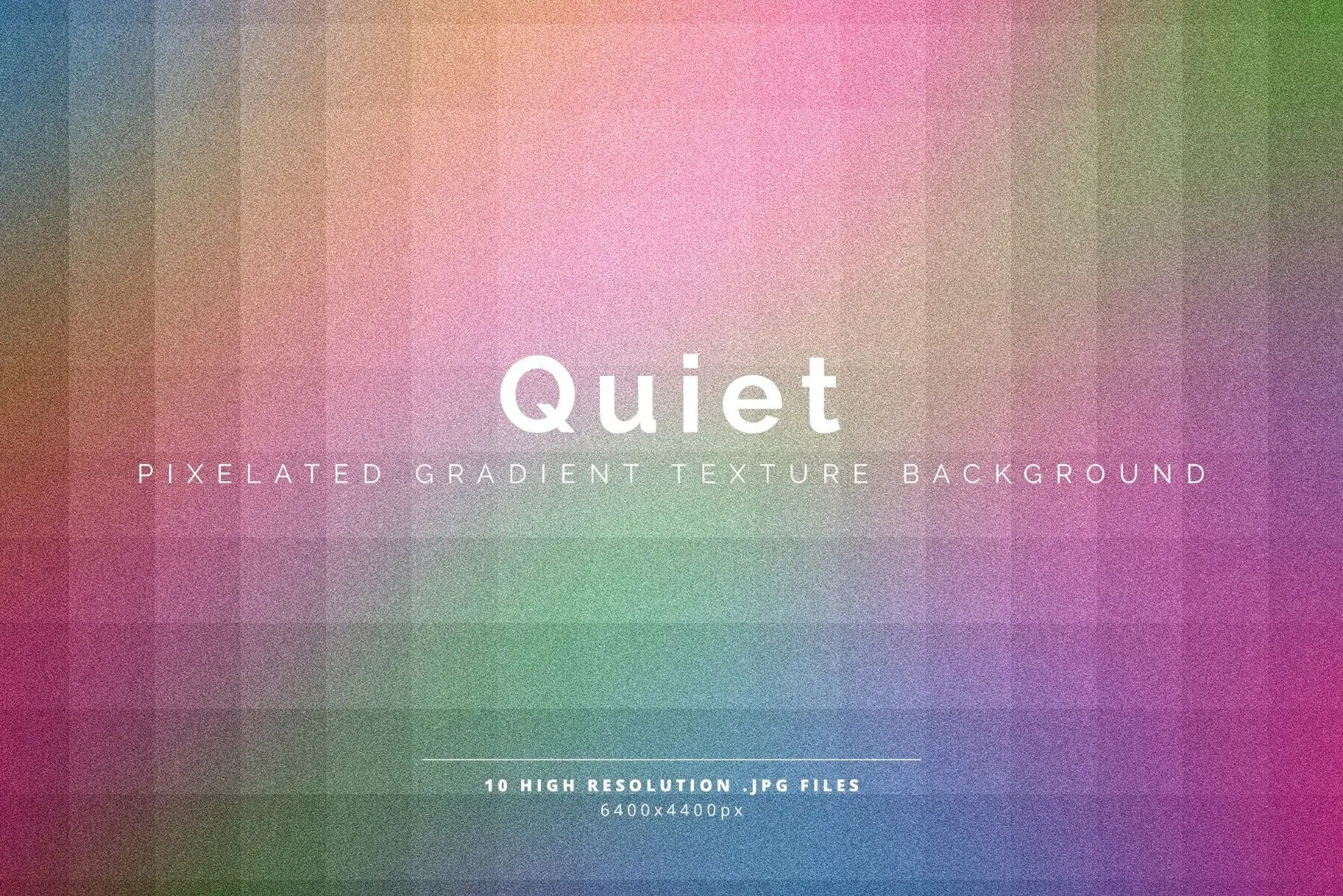 Quiet Pixelated Gradient Texture Background
