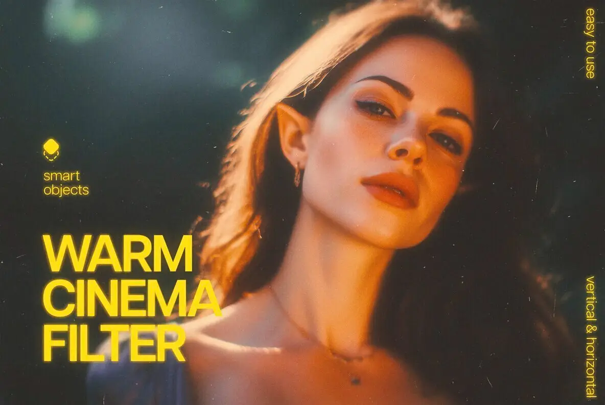 Warm Cinema Filter Photo Effect