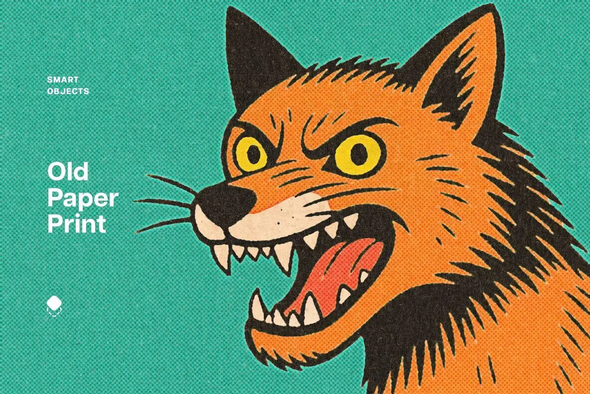 Old Paper Print Design Effect