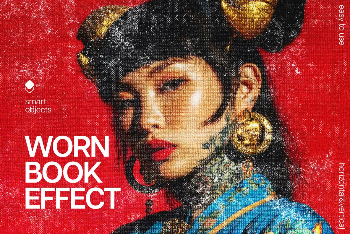 Worn Book Photo Effect