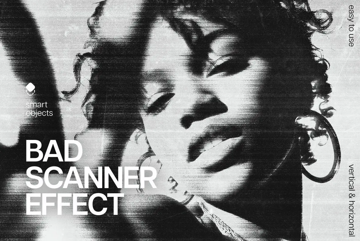 Bad Scanner Photo Effect
