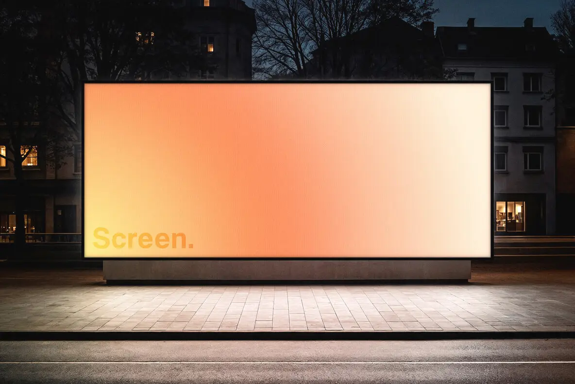 Outdoor Screen Mockup