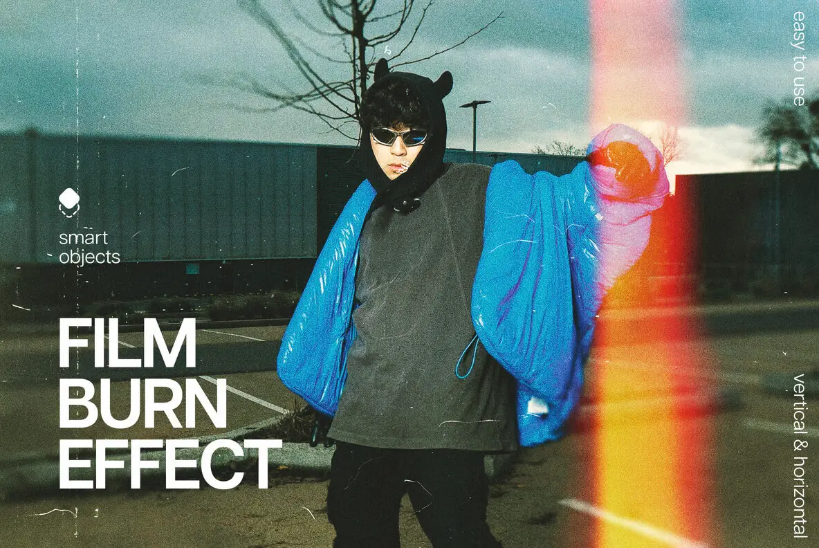 Film Burn Photo Effect