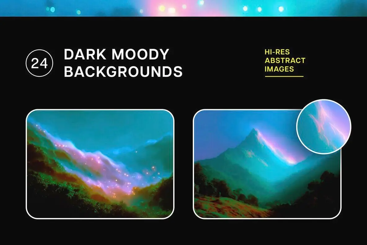 Dark Memories Abstract Moody Backgrounds