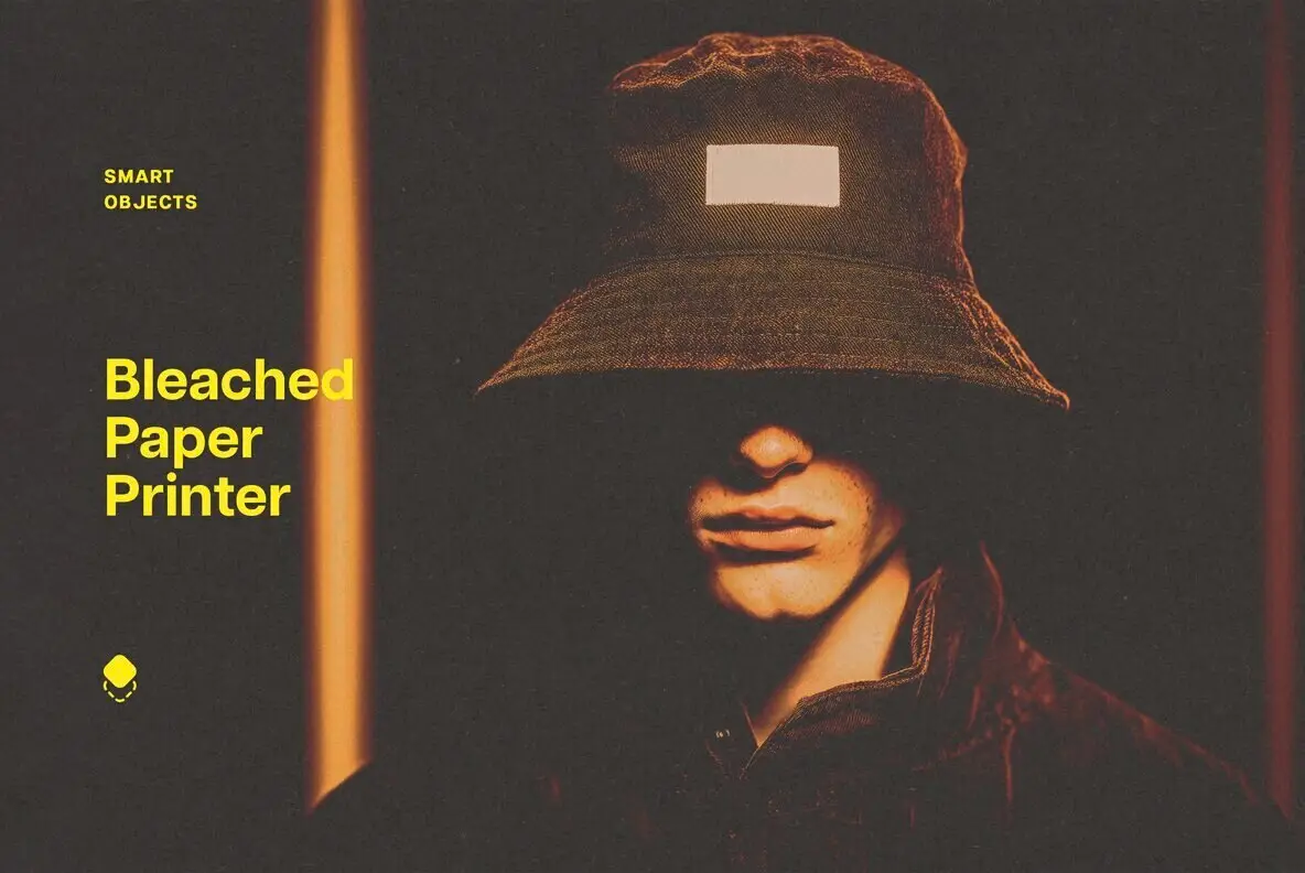 Bleached Paper Printer Effect