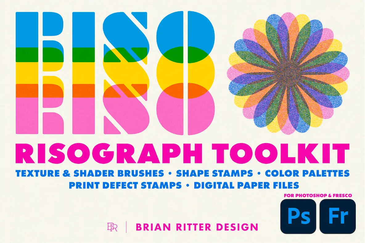 Risograph Toolkit for Photoshop