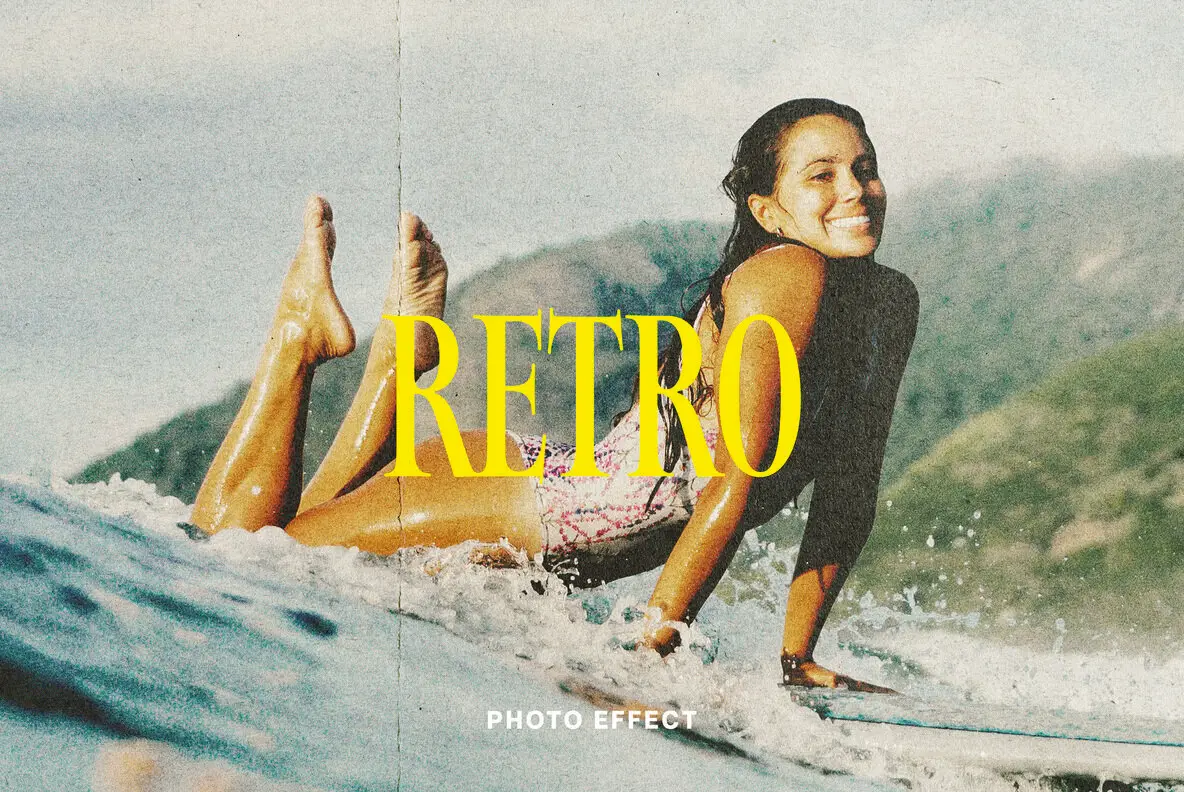 Retro Paper Photo Effect