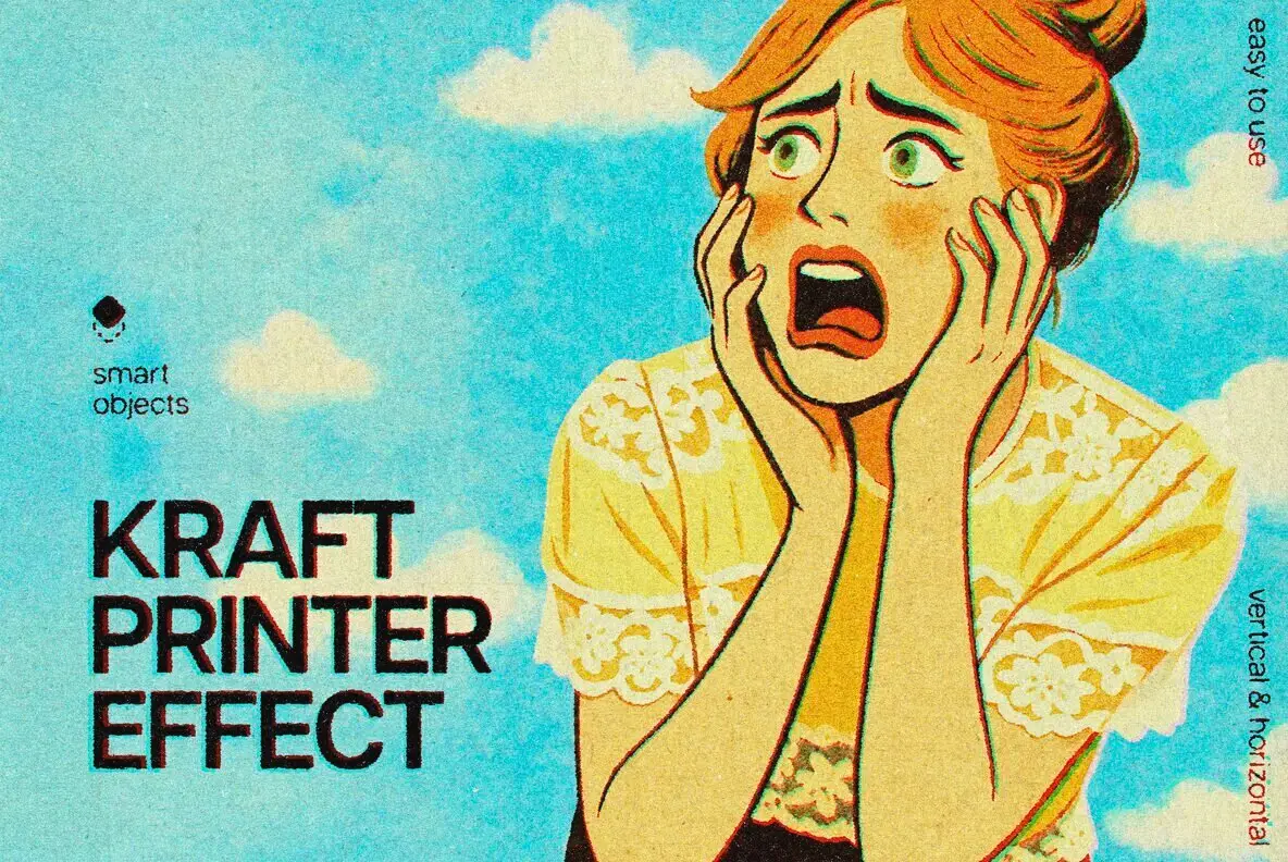 Kraft Printer Design Effect
