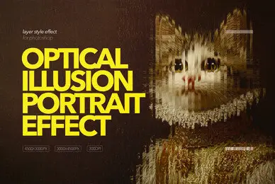Optical Illusion Portrait Effect