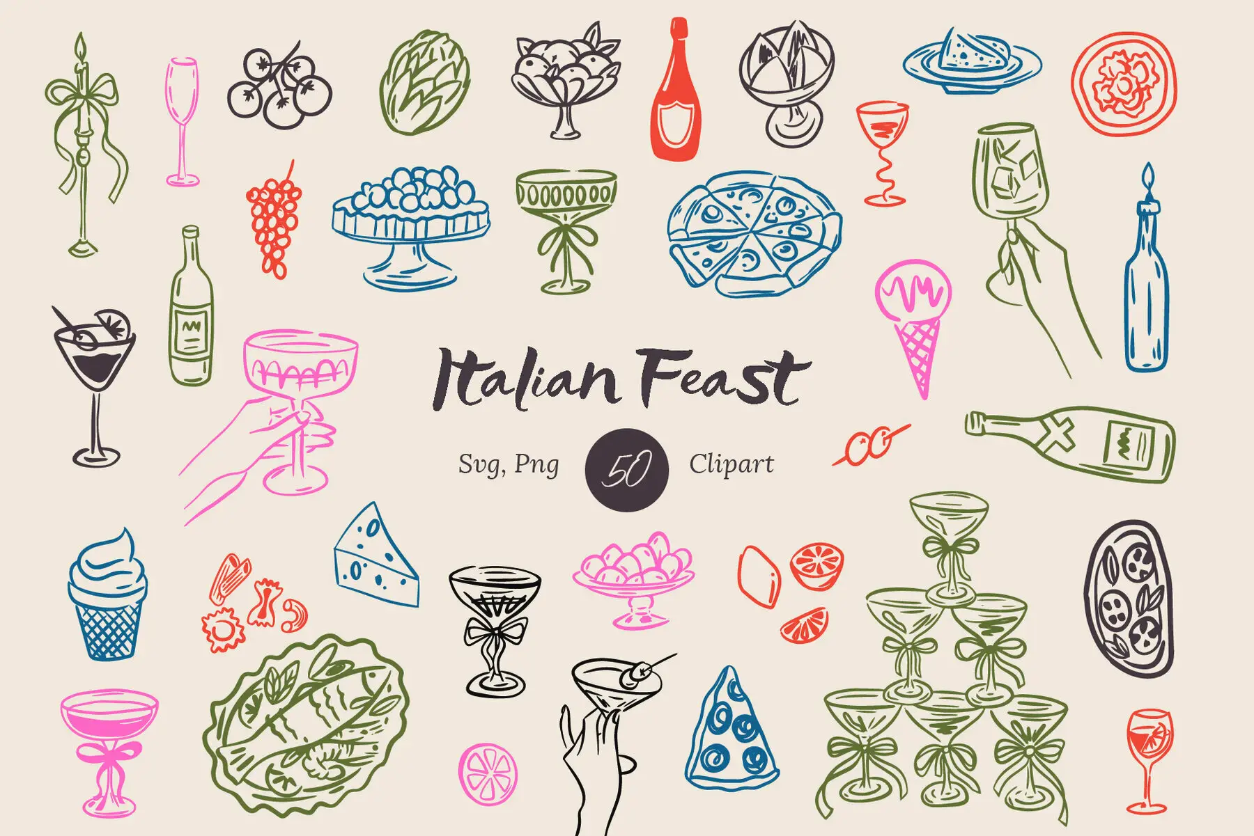 Whimsical Italian Feast