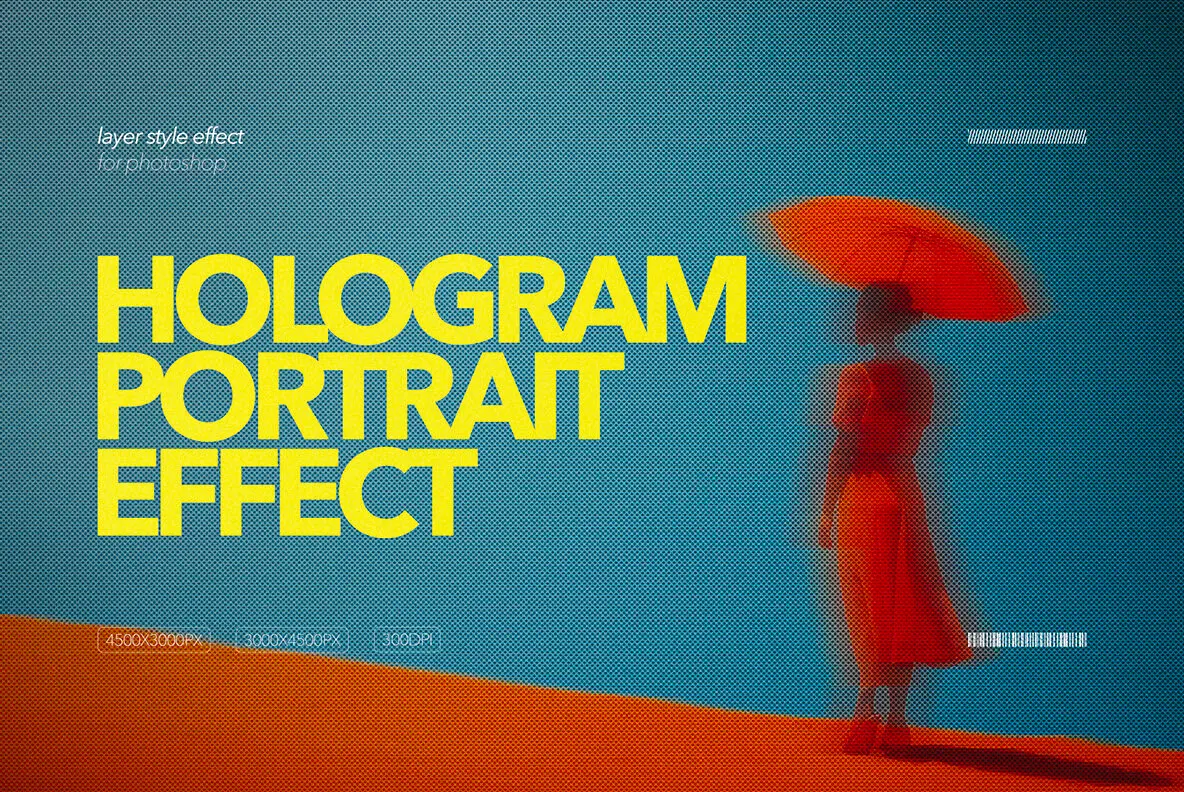 Hologram Portrait Effect