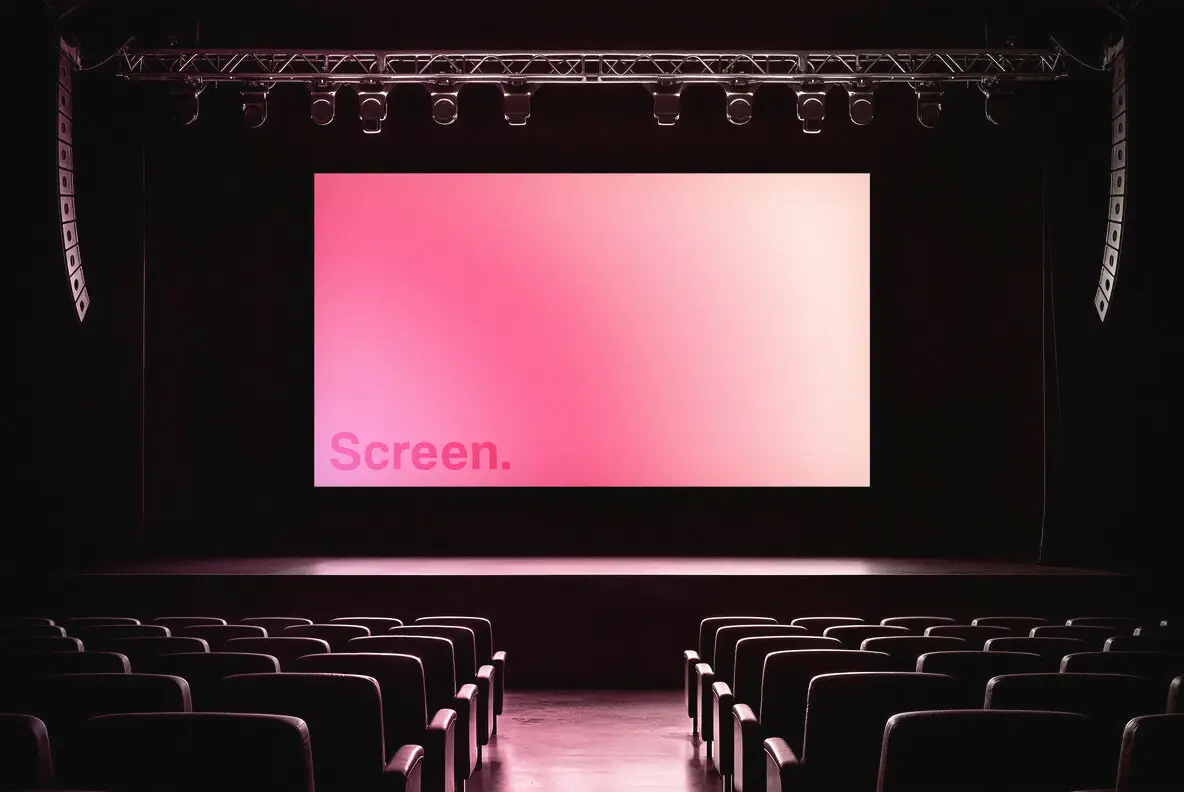 Stage Screen Mockup