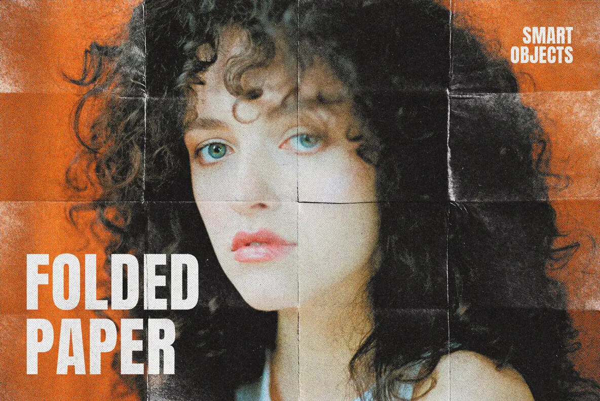 Folded Paper Photo Effect