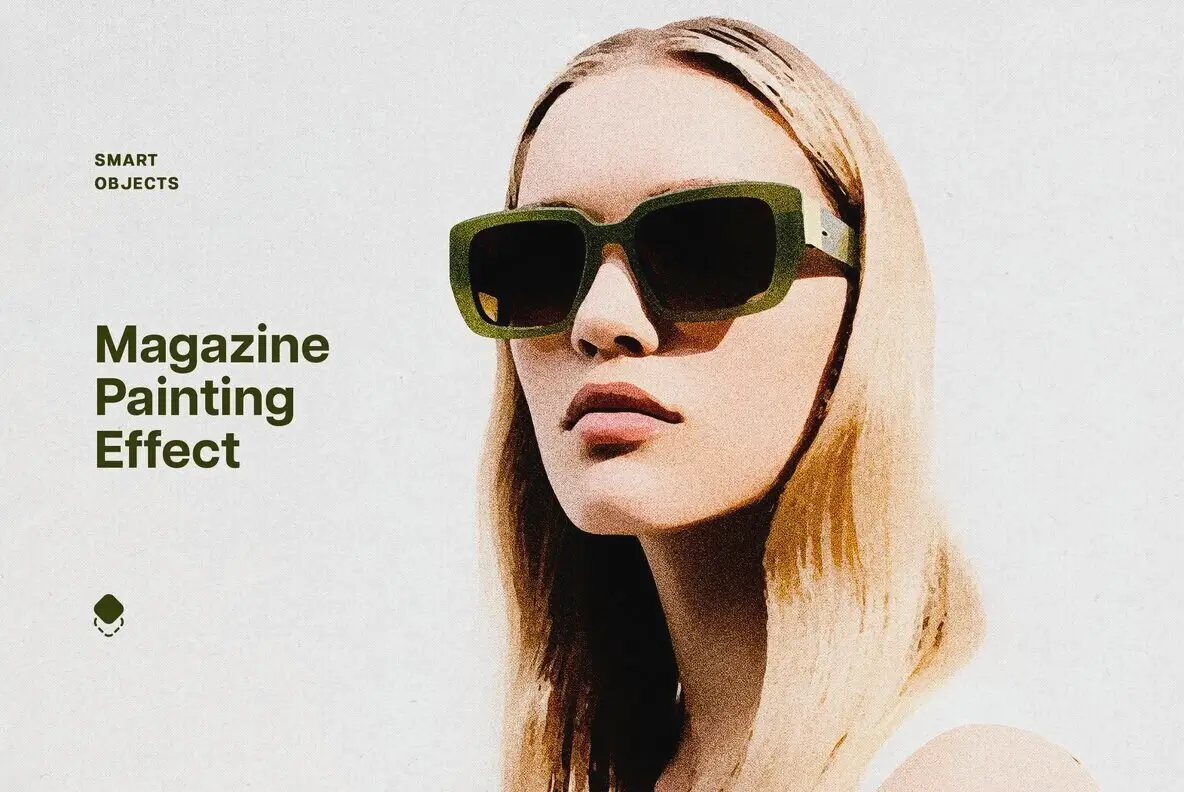 Magazine Painting Effect