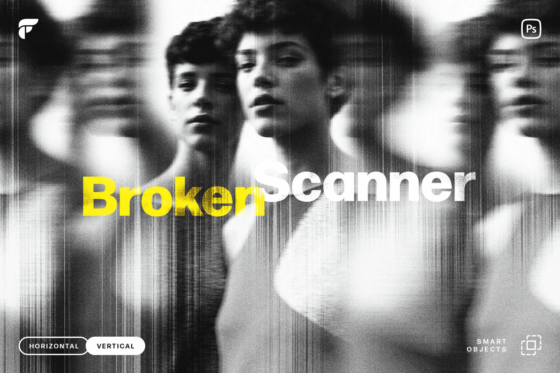 Broken Scanner Photo Effect