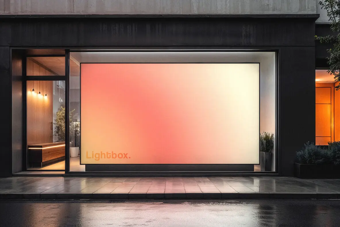 Storefront Lightbox Mockup