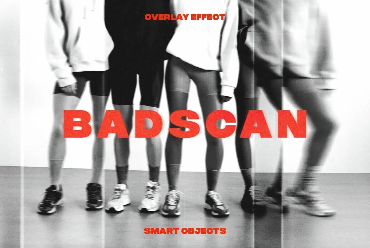 Bad Smudged Scan Photo Effect