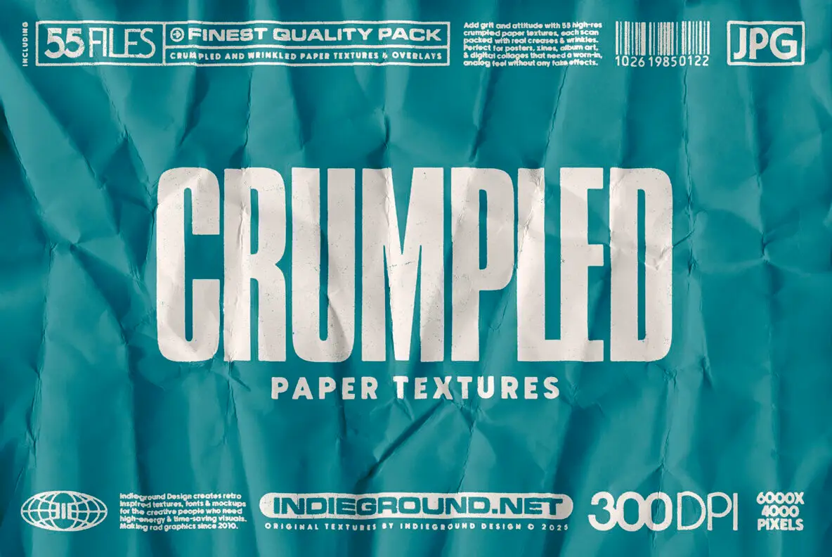 Crumpled Paper Textures