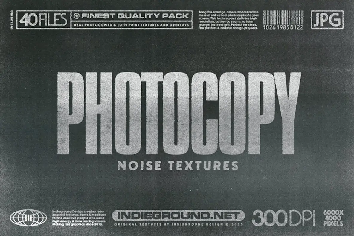 Photocopy Noise Textures