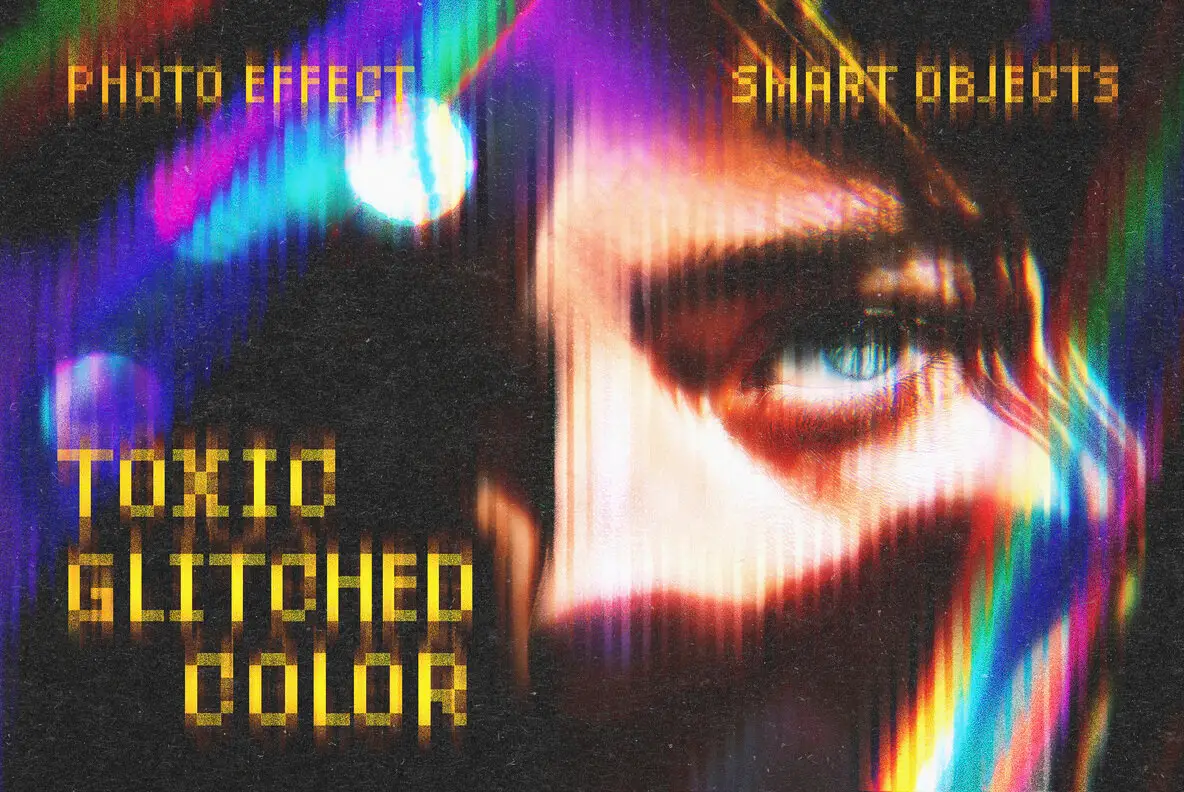 Glitched Color Photo Effect