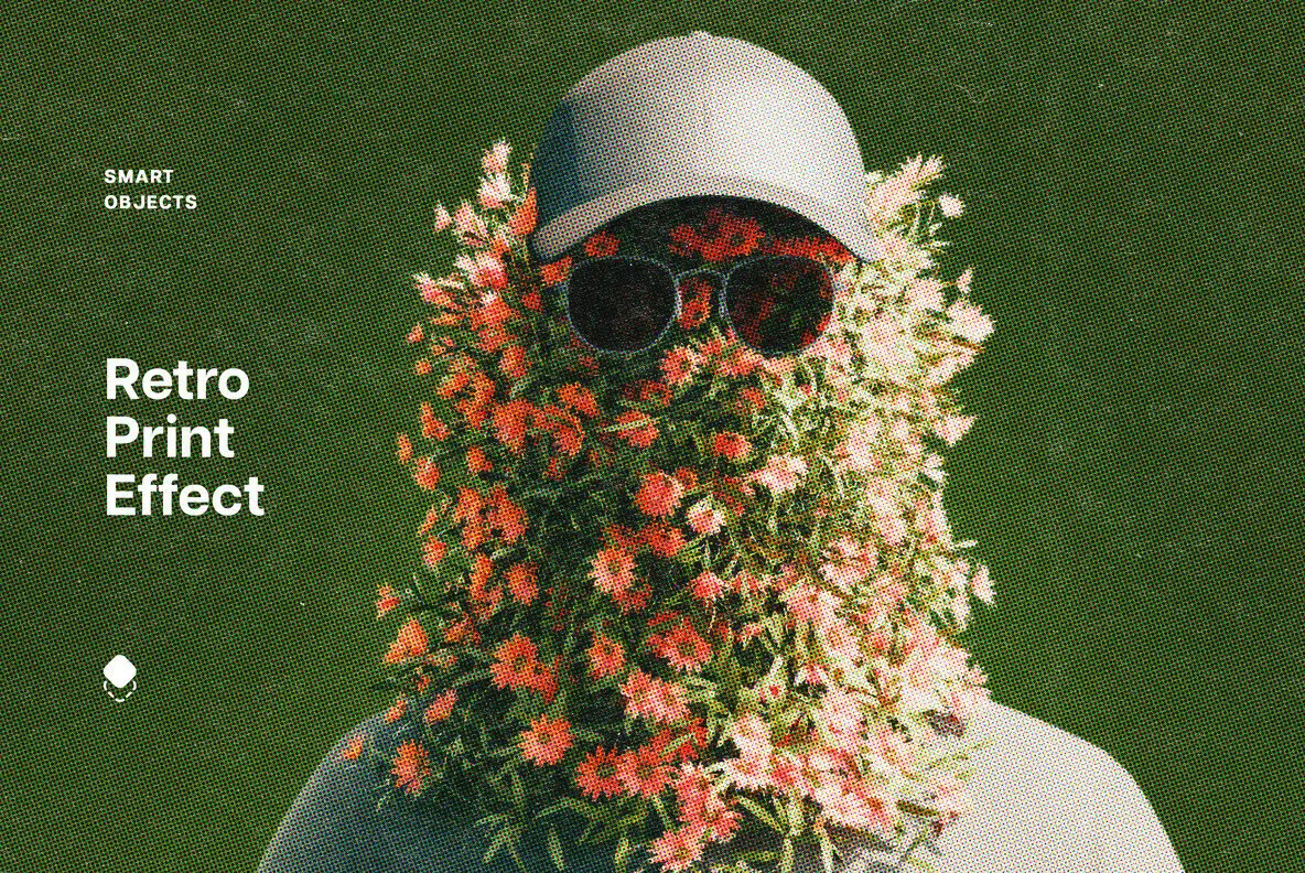 Halftone Print Effect