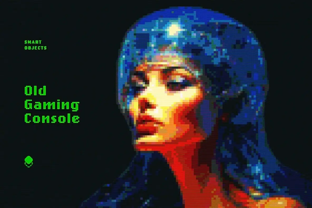 Old Gaming Console Effect