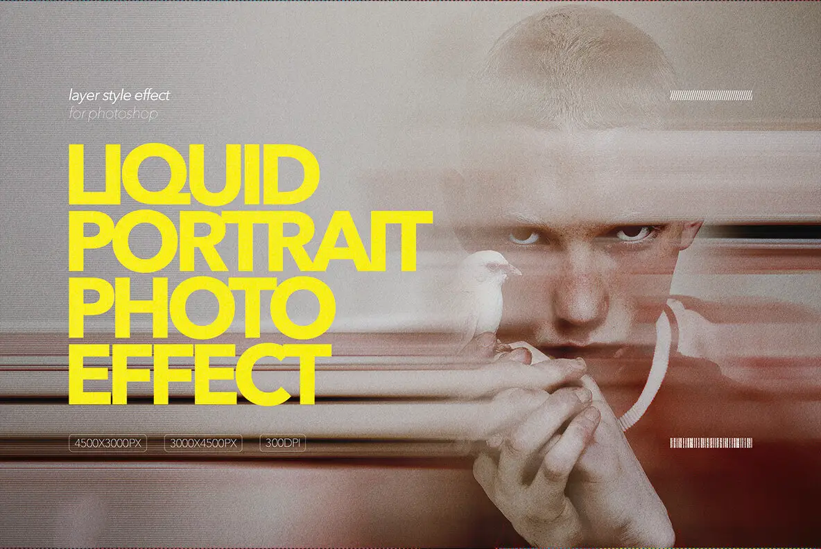Liquid Portrait Photo Effect