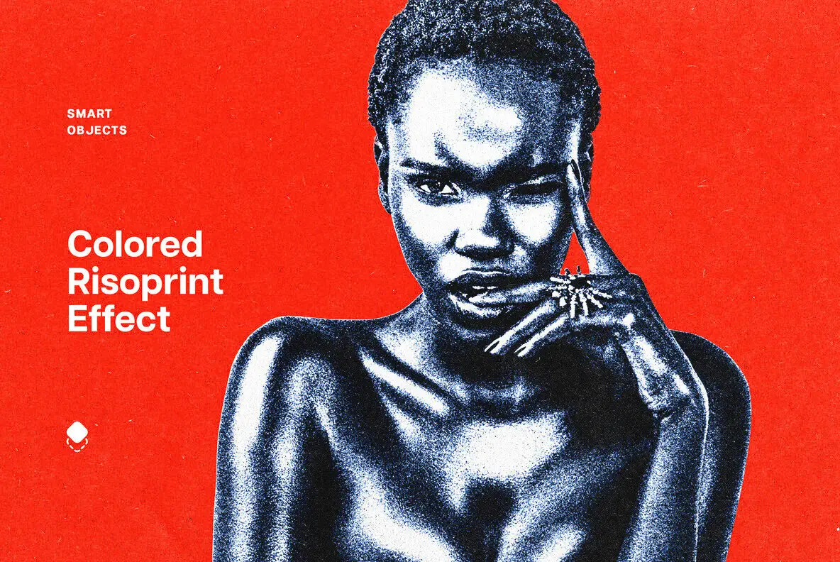 Color Risoprint Photo Effect