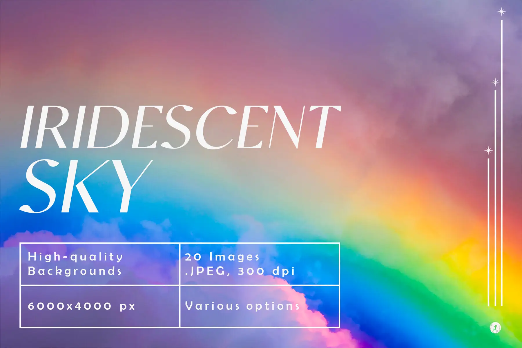 Iridescent Sky Backgrounds