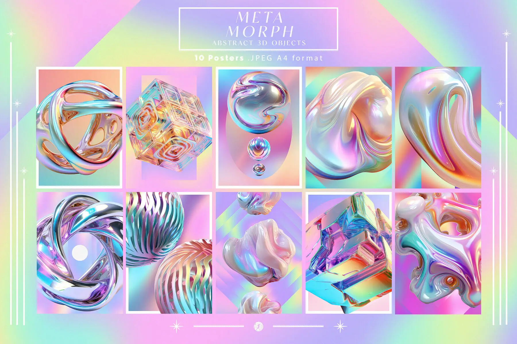 MateMorph Abstract 3D Objects Graphics - YouWorkForThem
