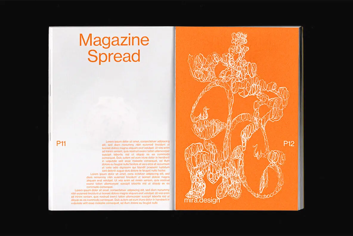 Magazine Spread Mockup