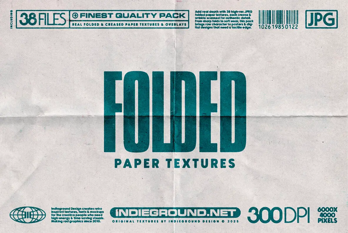 Folded Paper Textures