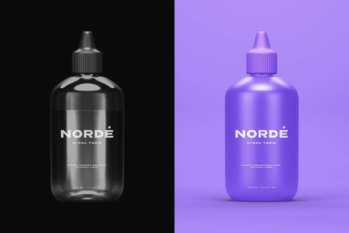 Skincare Bottle Cosmetic Mockup