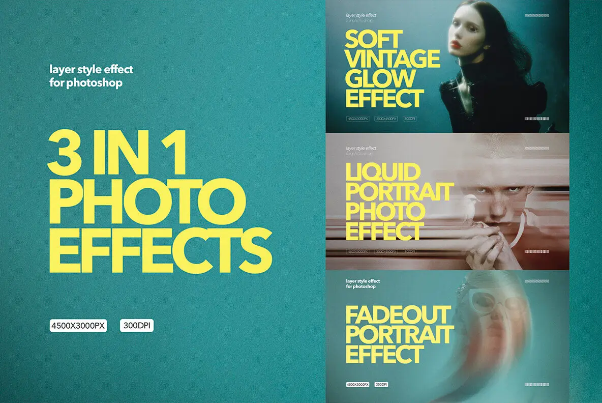 3 IN 1 Portrait Photo Effects