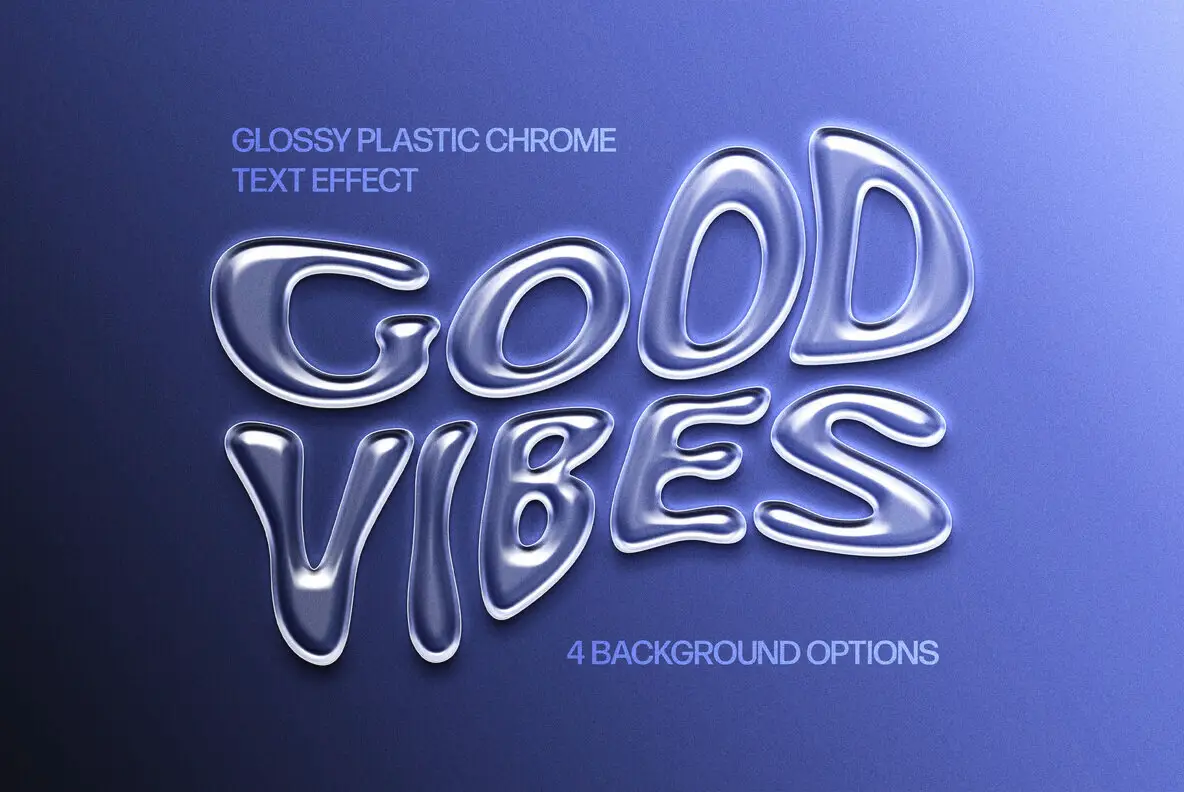 Plastic Gloss Text Effect