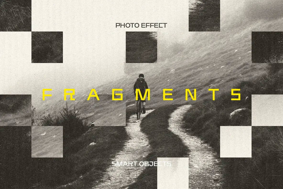 Vintage Fragments Photo Effect