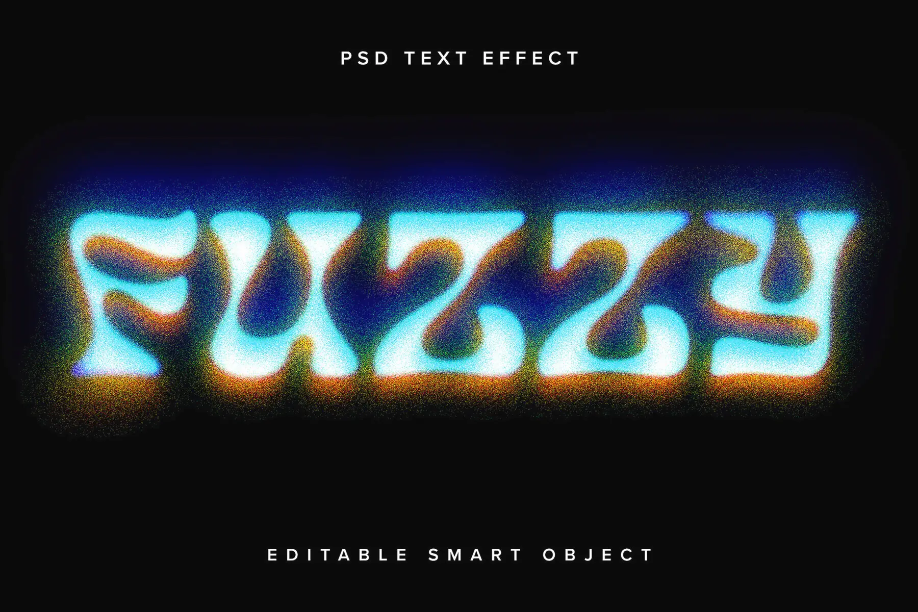 Dissolving Text Effect Mockup