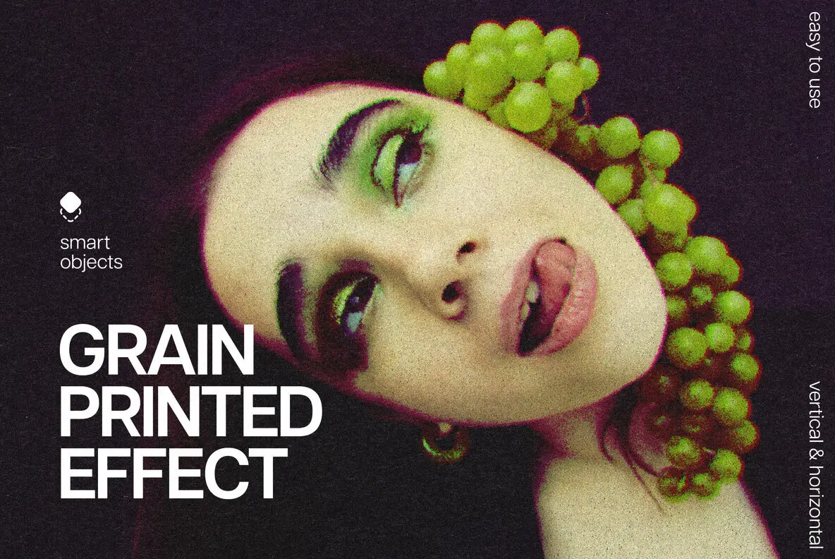 Grain Print Photo Effect