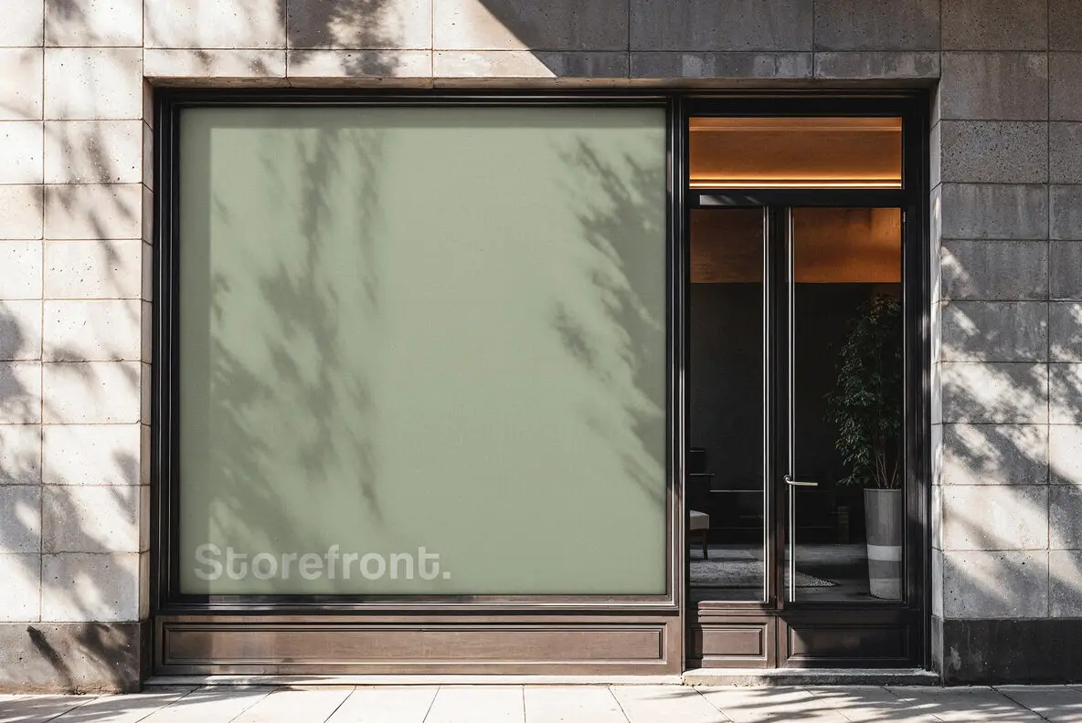Square Storefront Mockup