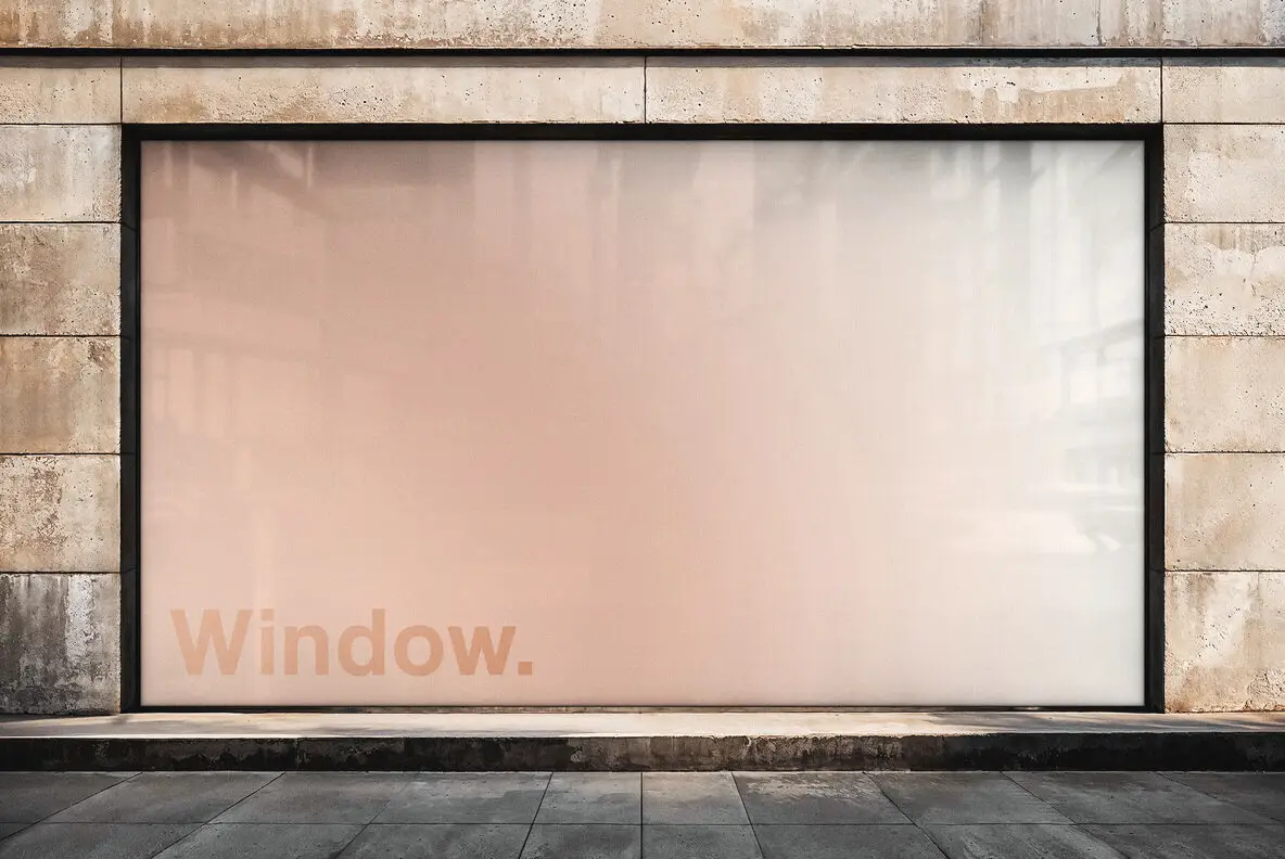 Storefront Window Mockup