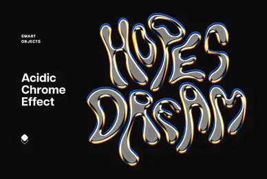 Acidic Oily Chrome Effect