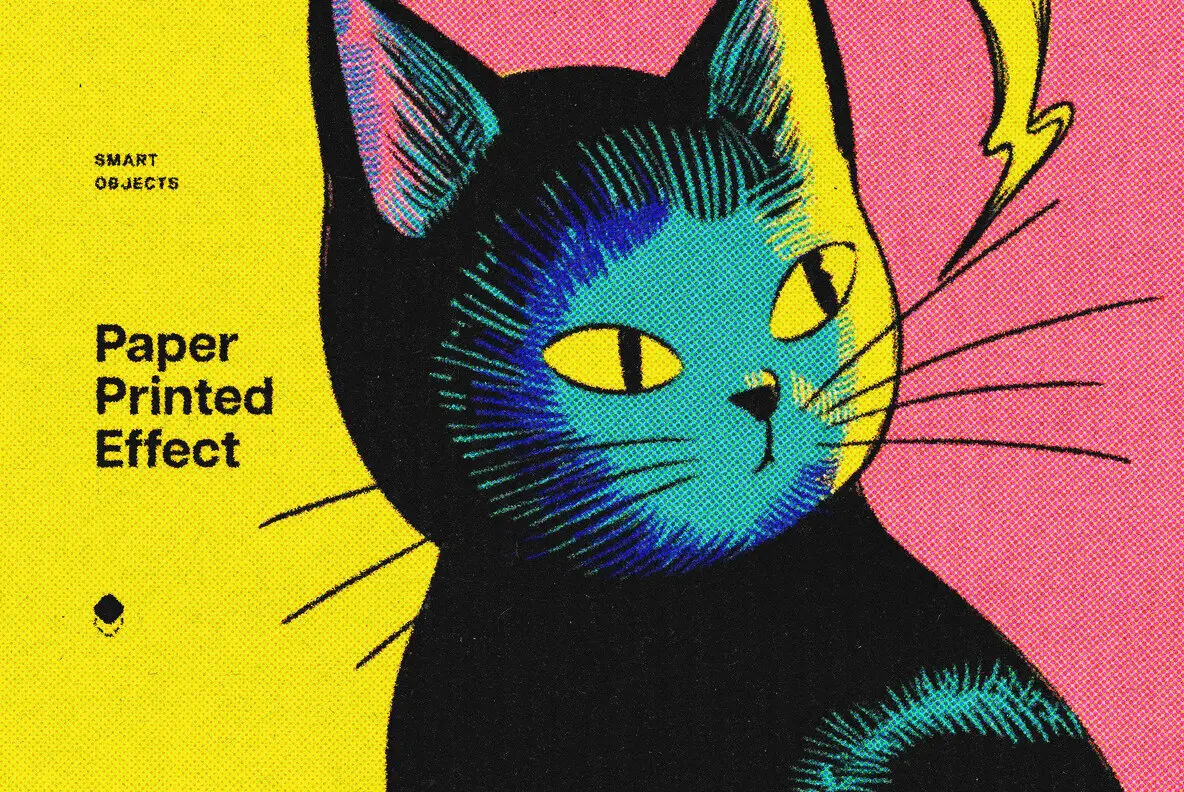 Halftone Print Effect