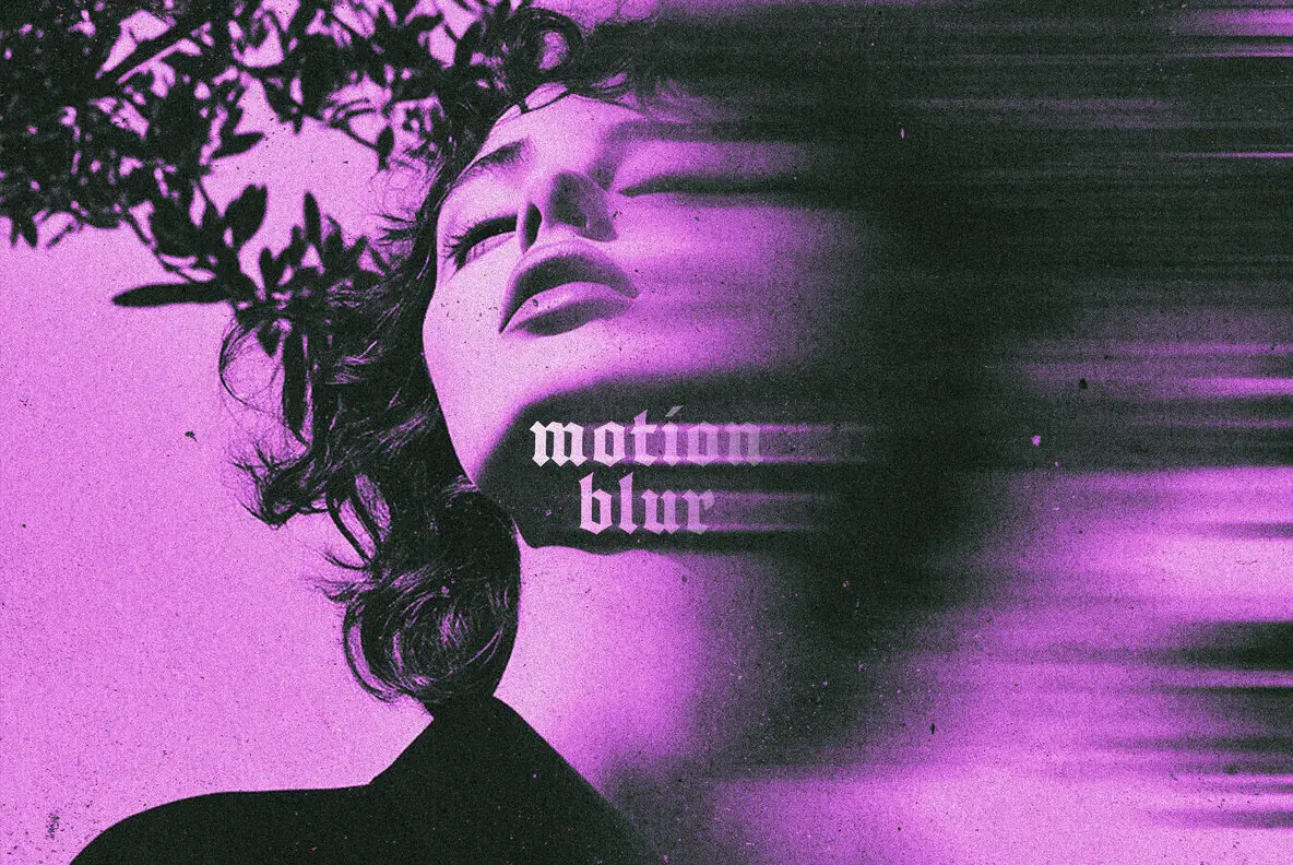 Motion Color Blur Photo Effect